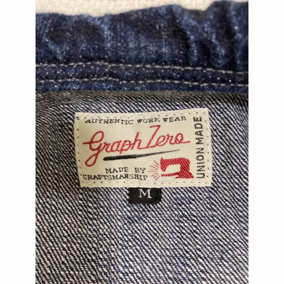 Graph Zero グラフゼロ　ショールカラー　カバーオール　デニム　 メンズのジャケット/アウター(Gジャン/デニムジャケット)の商品写真
