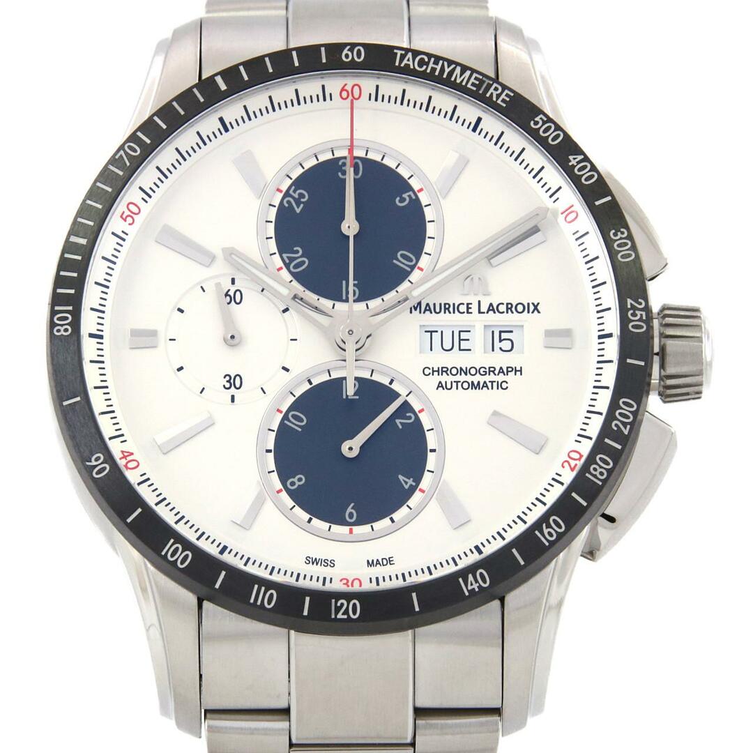 MAURICE LACROIX(モーリスラクロア)の【新品】モーリス･ラクロア ポントスSクロノグラフ PT6038-SSL22-130-1 SS 自動巻 メンズの時計(腕時計(アナログ))の商品写真