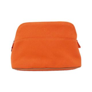 ★美品☆HERMES　ボリード　ポーチGM　ソレイユ　コットンキャンバス　ケース