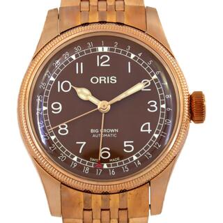 オリス(ORIS)の【新品】オリス ビッグクラウンブロンズポインターデイト 01 754 7741 3166-07 ブロンズ 自動巻(腕時計(アナログ))