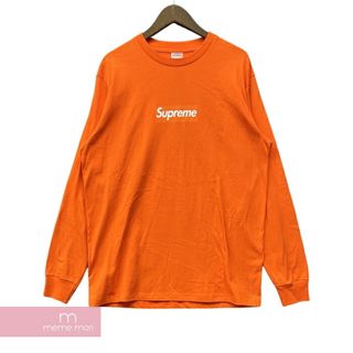 シュプリーム(Supreme)のSupreme 2020AW Box Logo L/S Tee シュプリーム ボックスロゴロングスリーブTシャツ 長袖カットソー ロンT プリント オレンジ サイズL【231123】【中古-A】【me04】(Tシャツ/カットソー(半袖/袖なし))