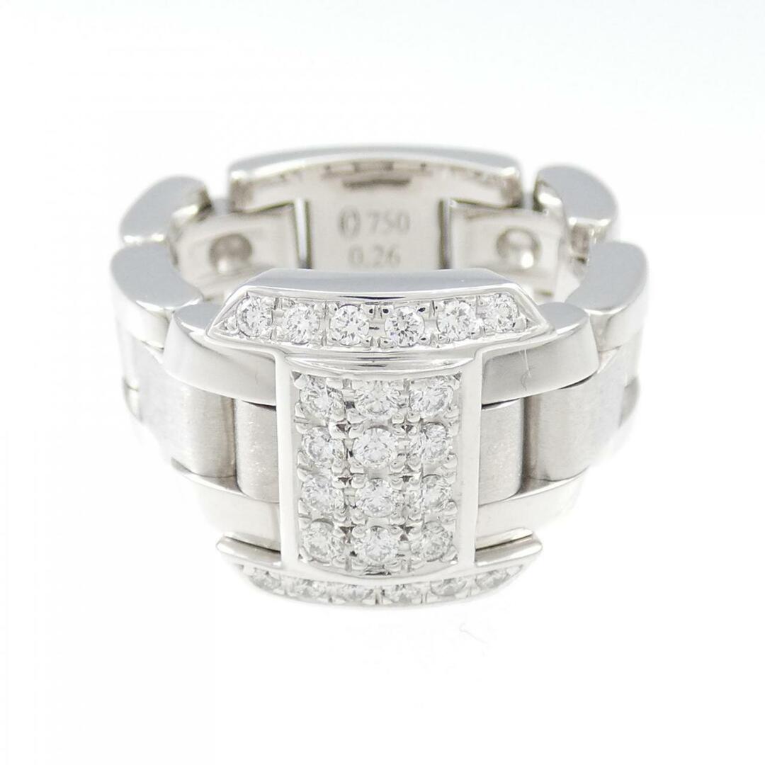 750WG ダイヤモンド リング 0.26CT レディースのアクセサリー(リング(指輪))の商品写真