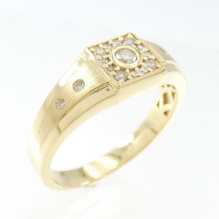 【新品】K18YG ダイヤモンド リング 0.26CT(リング(指輪))