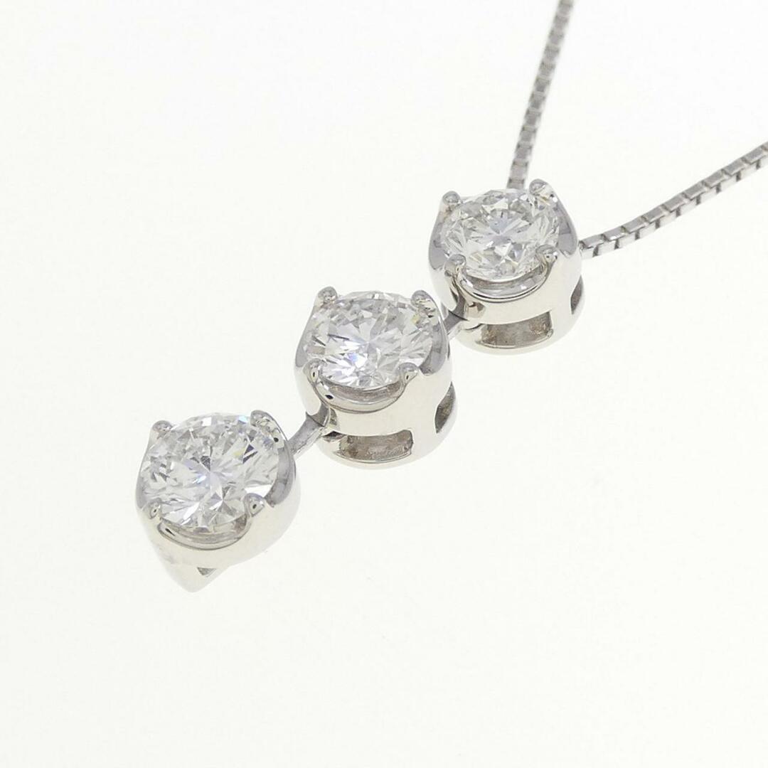【新品】PT ダイヤモンド ネックレス 1.004CT E SI2 VG-GOODアクセサリー