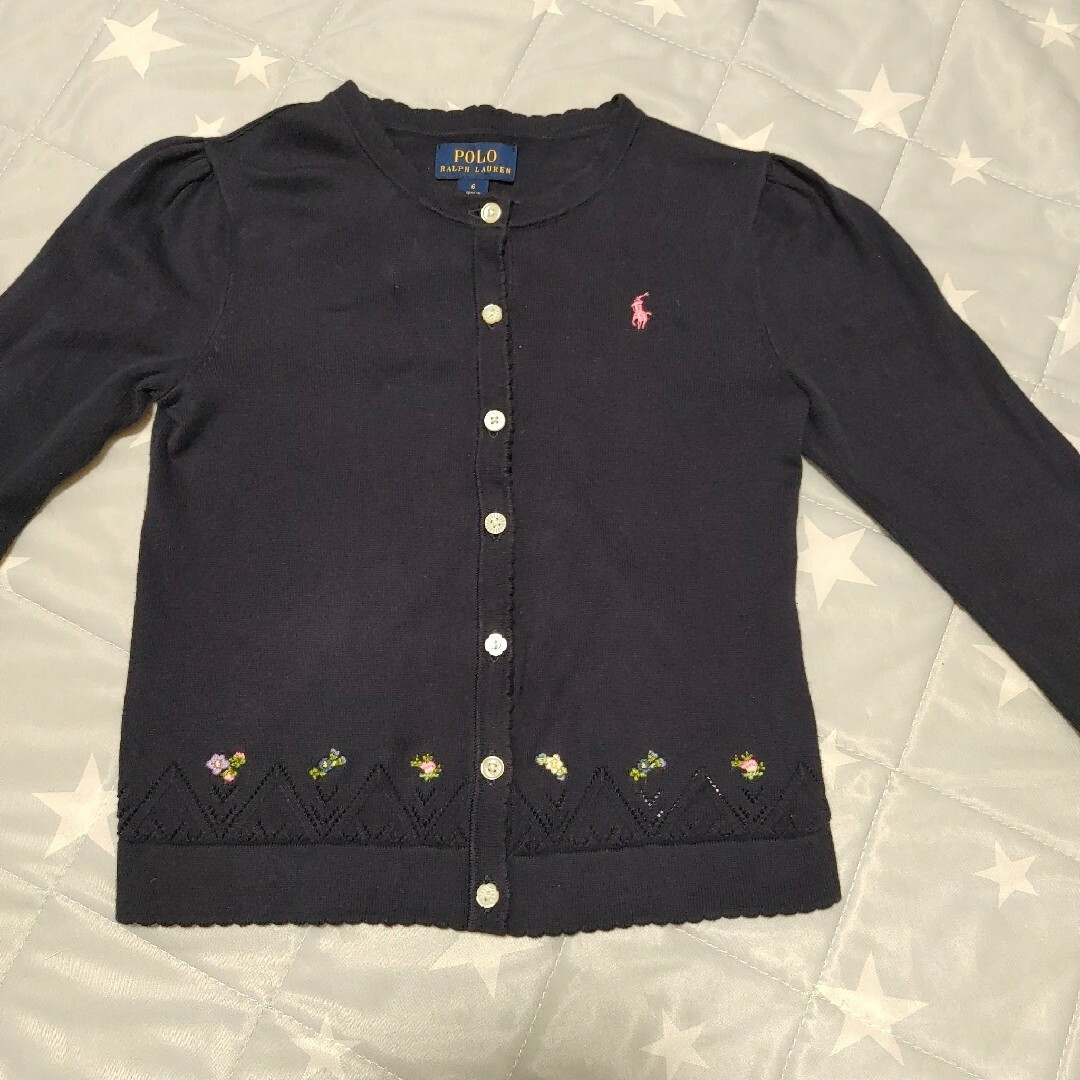 POLO RALPH LAUREN(ポロラルフローレン)のPOLO RALPH LAUREN　カーディガン キッズ/ベビー/マタニティのキッズ服女の子用(90cm~)(カーディガン)の商品写真