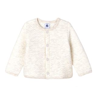 プチバトー(PETIT BATEAU)のプチバトー　チュビック　キルティング　ジャケット　カーディガン(カーディガン/ボレロ)