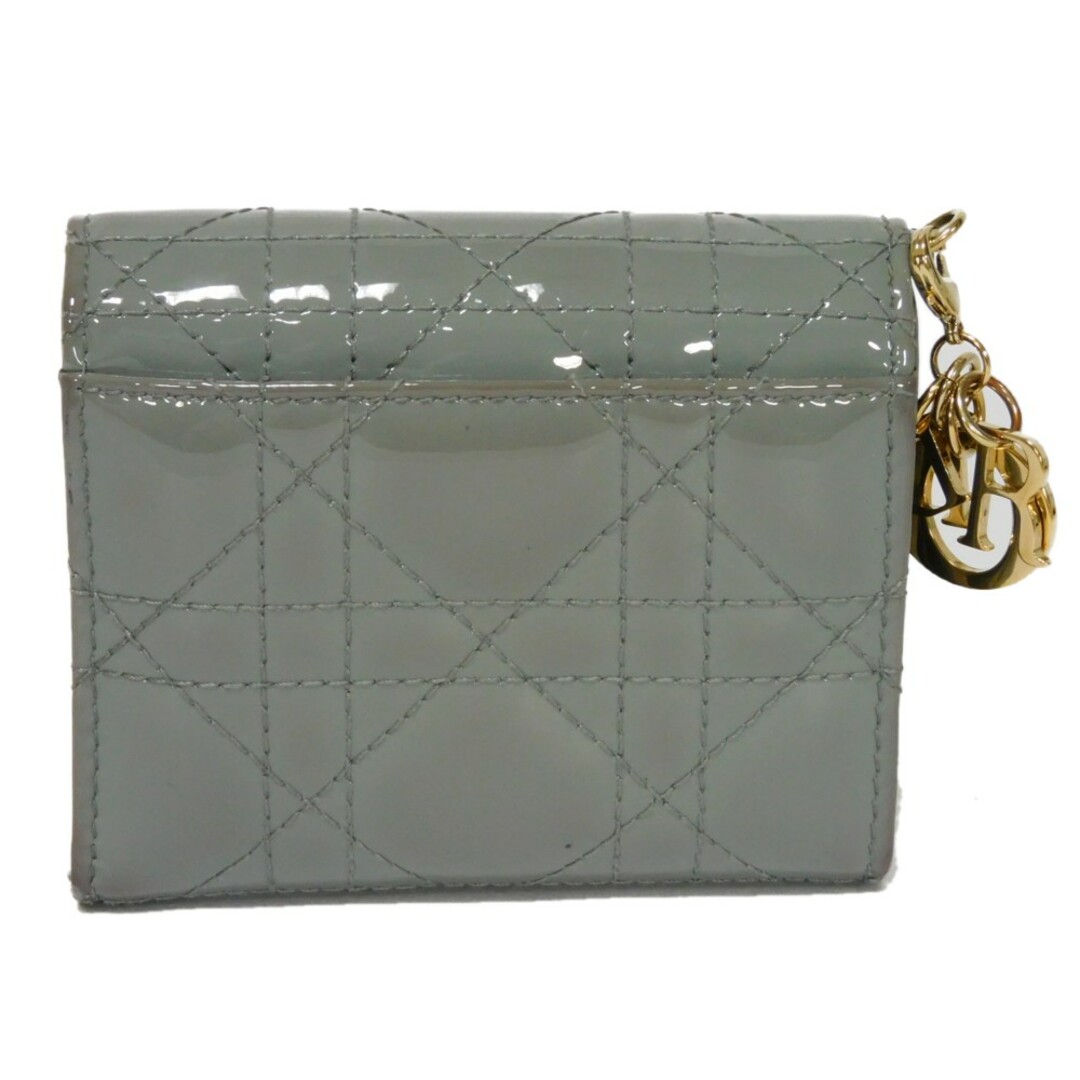 Dior - Dior ディオール LADY DIOR ロータス ウォレット パテント