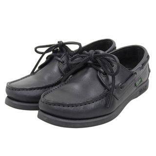 パラブーツ(Paraboot)のパラブーツ 美品 Paraboot パラブーツ BARTH デッキシューズ レディース レザー Fブラック 190812 2.5(その他)