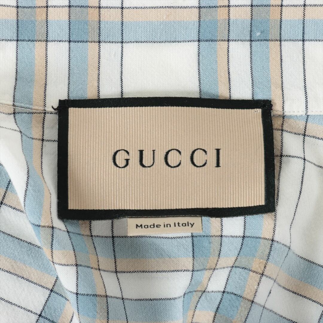 Gucci(グッチ)のグッチ  ポリエステル×レーヨン 48 ブルー メンズ その他トップス メンズのトップス(その他)の商品写真