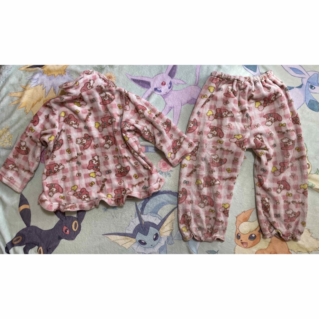 サンリオ(サンリオ)のフリースパジャマ♡ キッズ/ベビー/マタニティのキッズ服女の子用(90cm~)(パジャマ)の商品写真