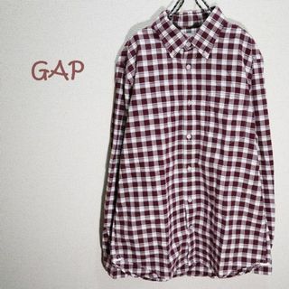 ギャップ(GAP)のGAP　ベーシックデザインコットンチェックシャツ(シャツ)