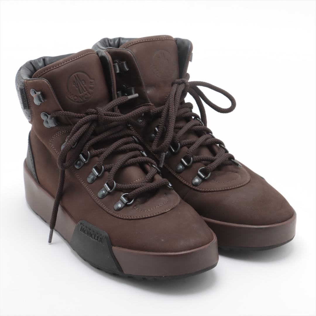 MONCLER(モンクレール)のモンクレール  レザー 43 ブラウン メンズ ブーツ メンズの靴/シューズ(ブーツ)の商品写真