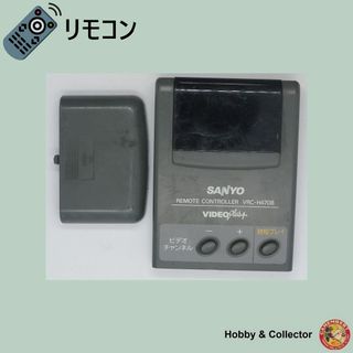 サンヨー(SANYO)のサンヨー ビデオ リモコン VRC-H470B フタ&ドア ( #4300 )(その他)