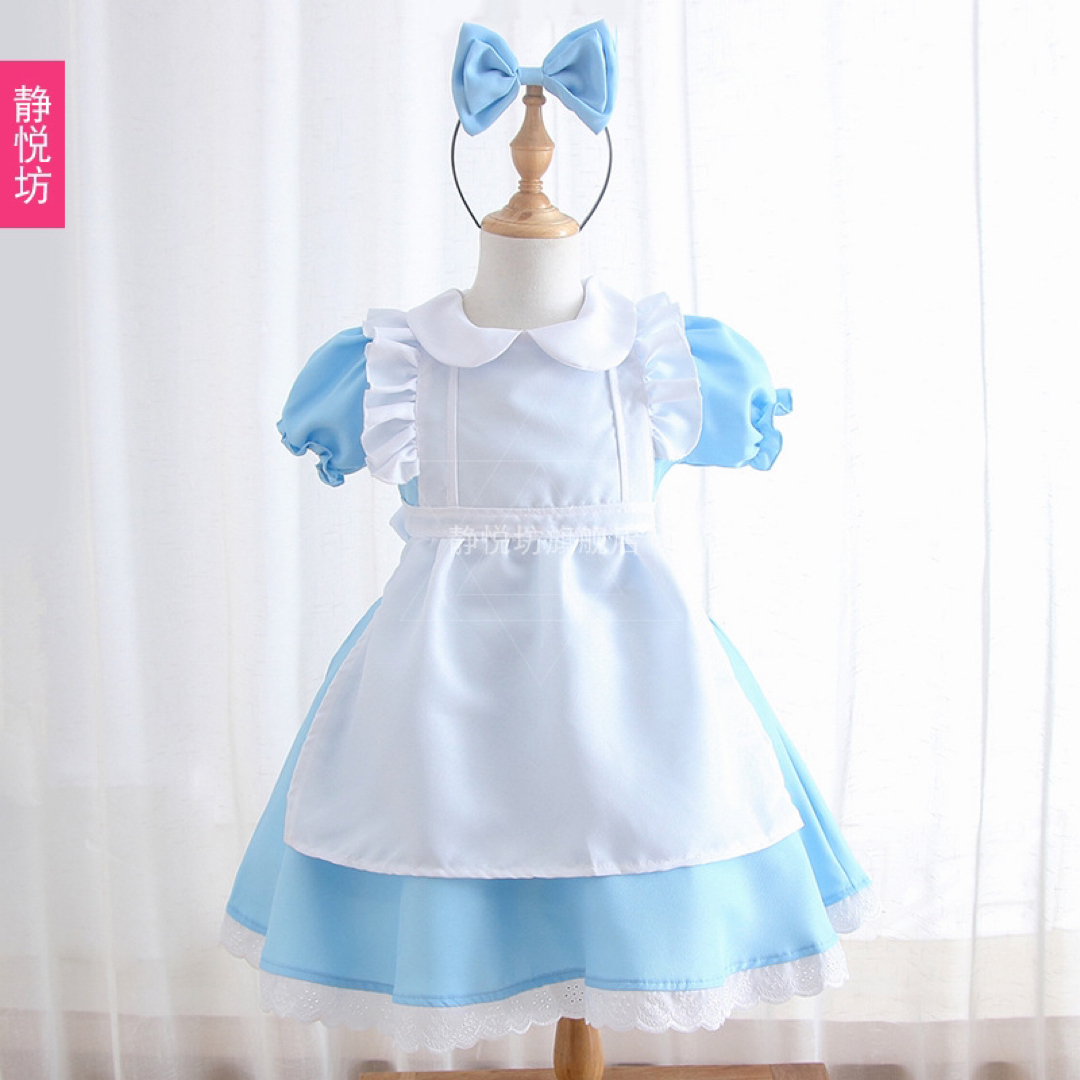 150 アリス ドレス ワンピース ディズニー クリスマス  プリンセスドレス キッズ/ベビー/マタニティのキッズ服女の子用(90cm~)(ワンピース)の商品写真