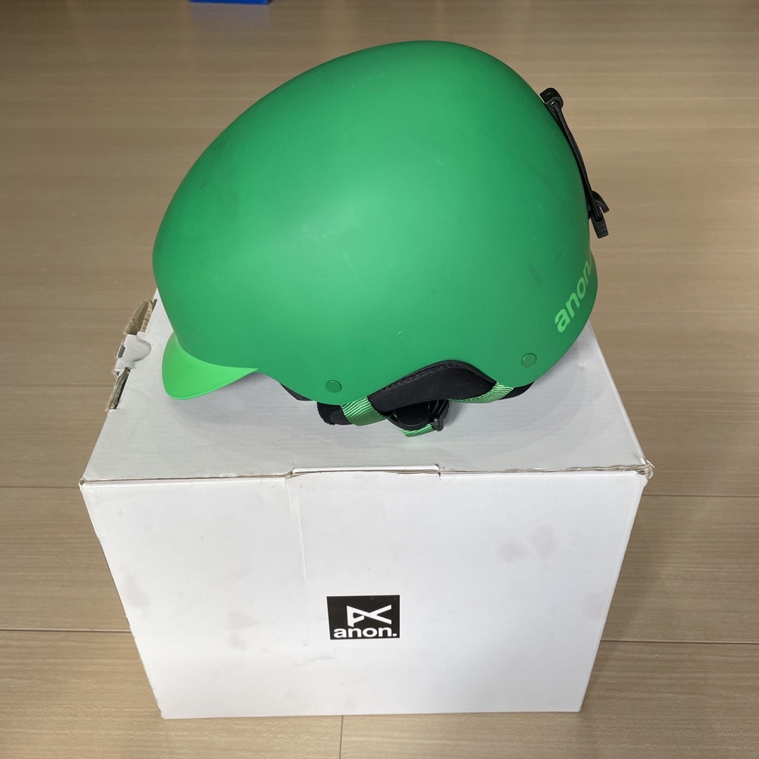 anon SCOUT ヘルメットGREEN  スポーツ/アウトドアのスノーボード(その他)の商品写真