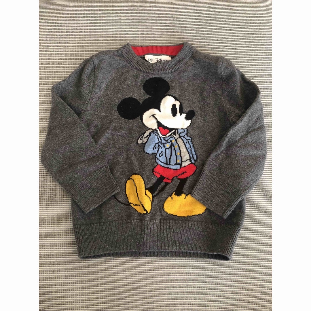 GAP Kids(ギャップキッズ)のGAP ミッキー　セーター 2years キッズ/ベビー/マタニティのベビー服(~85cm)(ニット/セーター)の商品写真