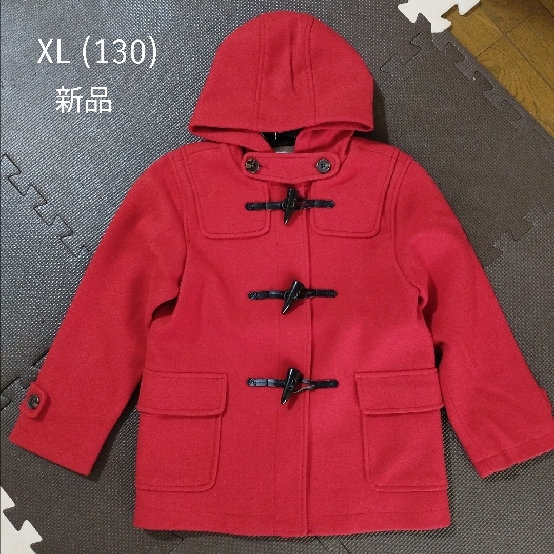 GLOBAL WORK(グローバルワーク)のXL ウーリーテックウォームダッフルコート キッズ/ベビー/マタニティのキッズ服女の子用(90cm~)(コート)の商品写真