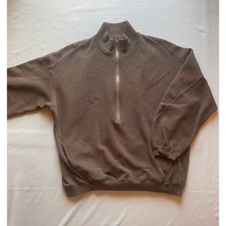 オーラリー(AURALEE)のCHASE ◆WAFFLE HALFZIP SHIRT(ニット/セーター)