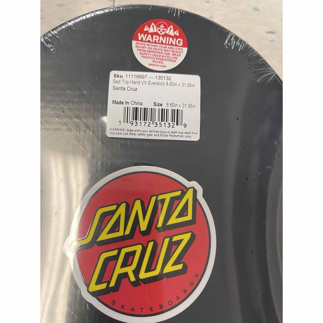 Santa Cruz(サンタクルーズ)のSANTA CRUZ VX EVERSLICK DECK 8.6 新品未使用！ スポーツ/アウトドアのスポーツ/アウトドア その他(スケートボード)の商品写真