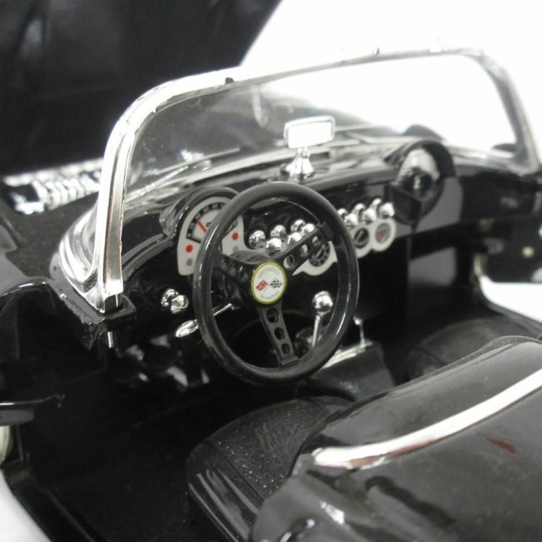 ミニカー 1957 シボレーコルベット ブラック 車 コレクション