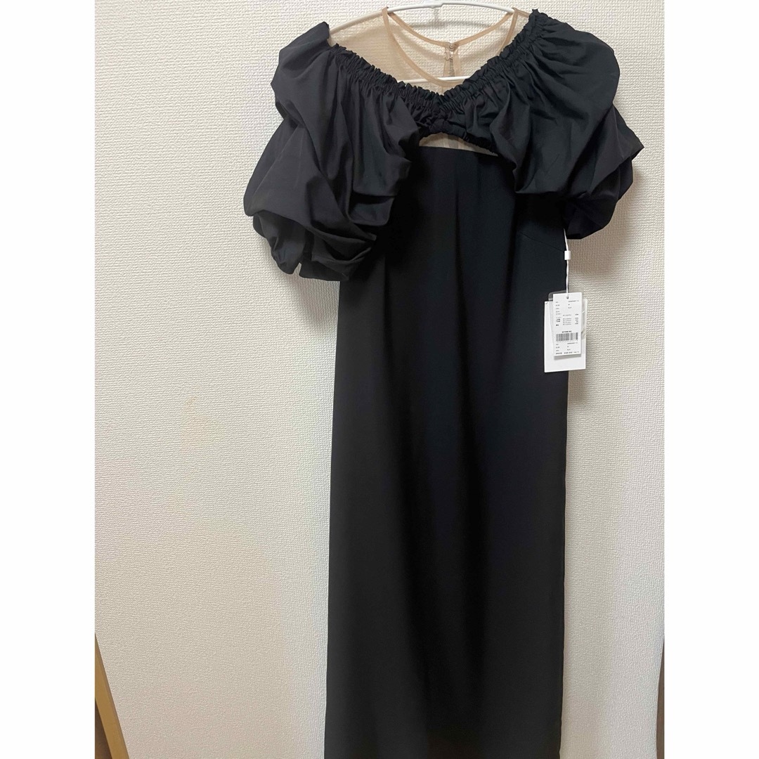 未使用タグ付き VOLUME BUSTIER LAYERED DRESS
