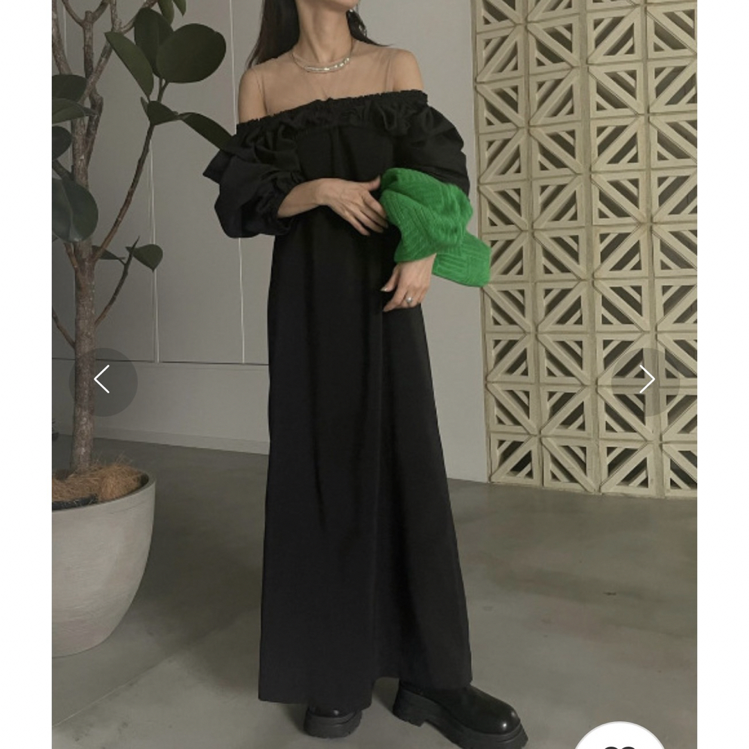 未使用タグ付き VOLUME BUSTIER LAYERED DRESS | フリマアプリ ラクマ