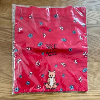 メゾンキツネ(MAISON KITSUNE')の【ひなころ様専用】SK-Ⅱ×MAISON KITSUNÉ コラボ トートバッグ(ノベルティグッズ)