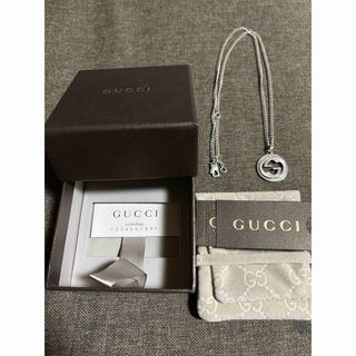 グッチ(Gucci)の美品　GUCCI WGロゴ　ネックレス(ネックレス)