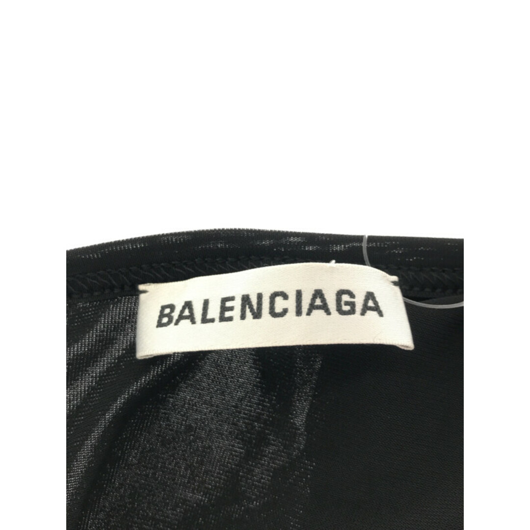 Balenciaga(バレンシアガ)のBALENCIAGA バレンシアガ レーヨンストレッチデザイントップス 573696 TEV11 ブラック L レディースのトップス(その他)の商品写真