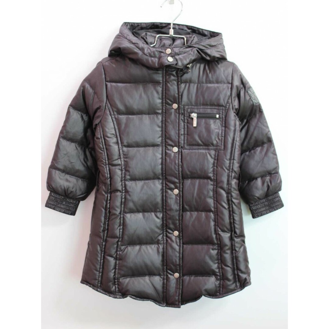 【冬物 新入荷!】◇アルマーニ ジュニア/Armani Junior ◇106cm ダウンコート グレー子供服 キッズ kids 女の子 冬 901132ナイロン100％中綿