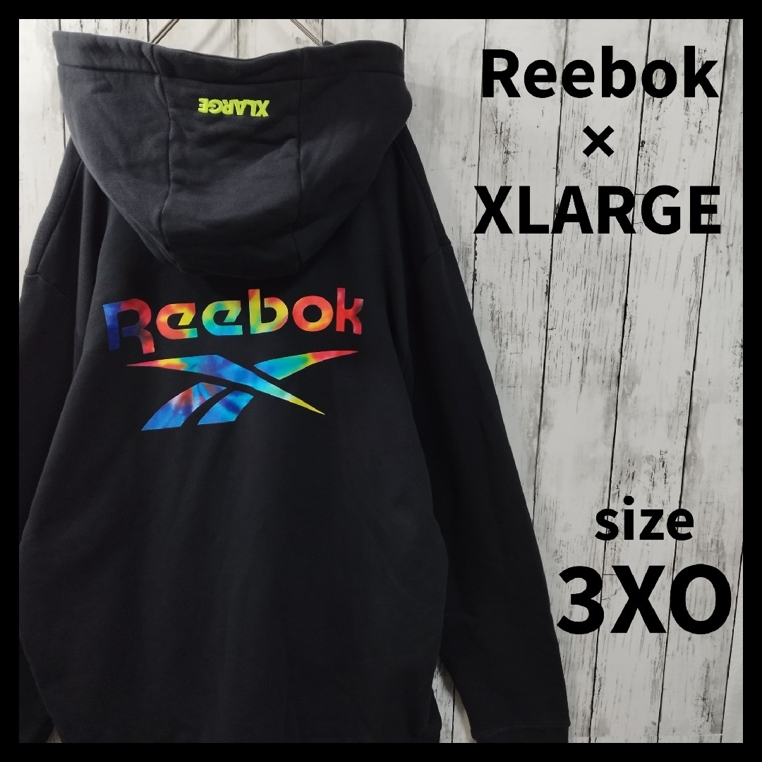 新品 エクストララージ XLARGE ビッグロゴ デカロゴ パーカー