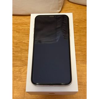 アイフォーン(iPhone)のアップル iPhoneX 64GB シルバー(中古)(スマートフォン本体)