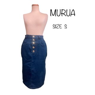 ムルーア(MURUA)のMURUA　ムルーア　デニムスカート(ひざ丈スカート)