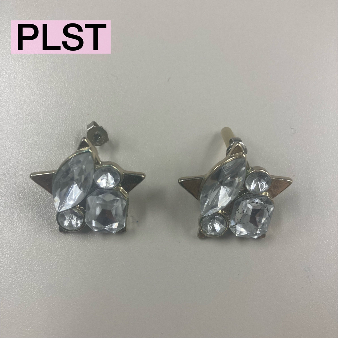 PLST(プラステ)のPLST 両耳ピアス 星型ビジューピアス プラステ アクセサリー メンズのアクセサリー(ピアス(両耳用))の商品写真