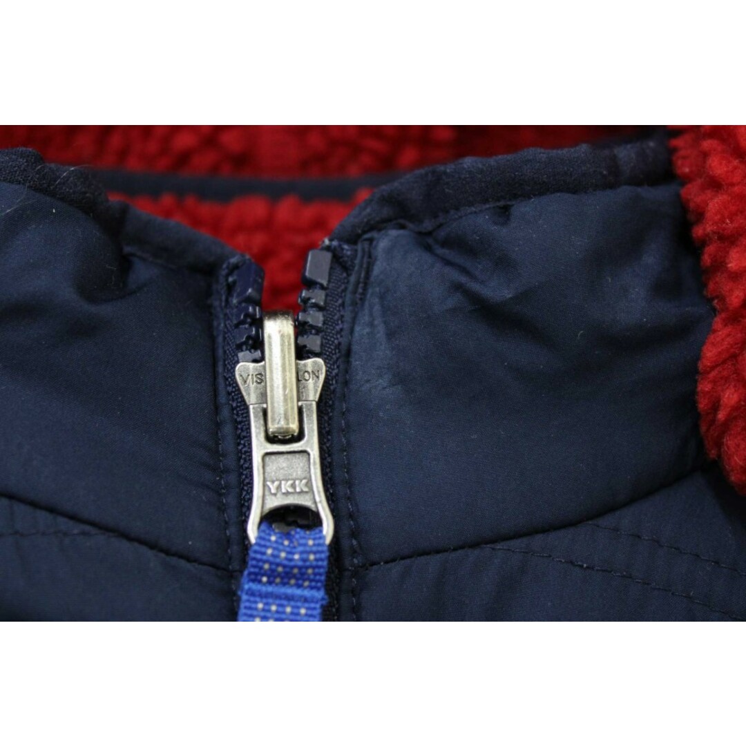 patagonia(パタゴニア)の【冬物 新入荷!】◇パタゴニア/Patagonia◇95cm リバーシブルトリブルズフーディ/中綿ブルゾン/ジャンパー 濃紺×青＆赤【中古】子供服 キッズ kids 男の子 冬 201132 キッズ/ベビー/マタニティのキッズ服女の子用(90cm~)(ジャケット/上着)の商品写真