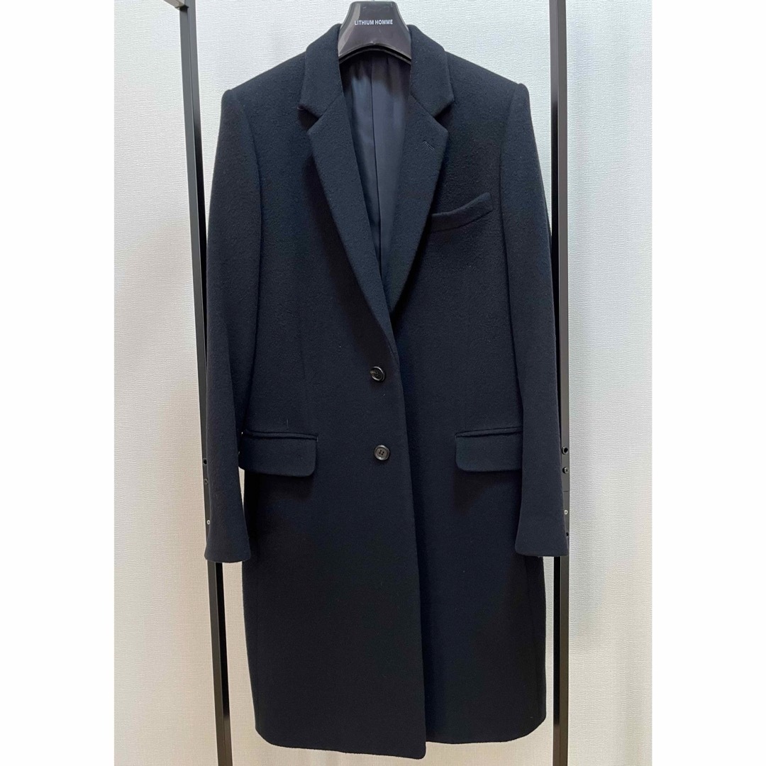 リチウムオム シングルチェスターコート メンズ 46 秋冬