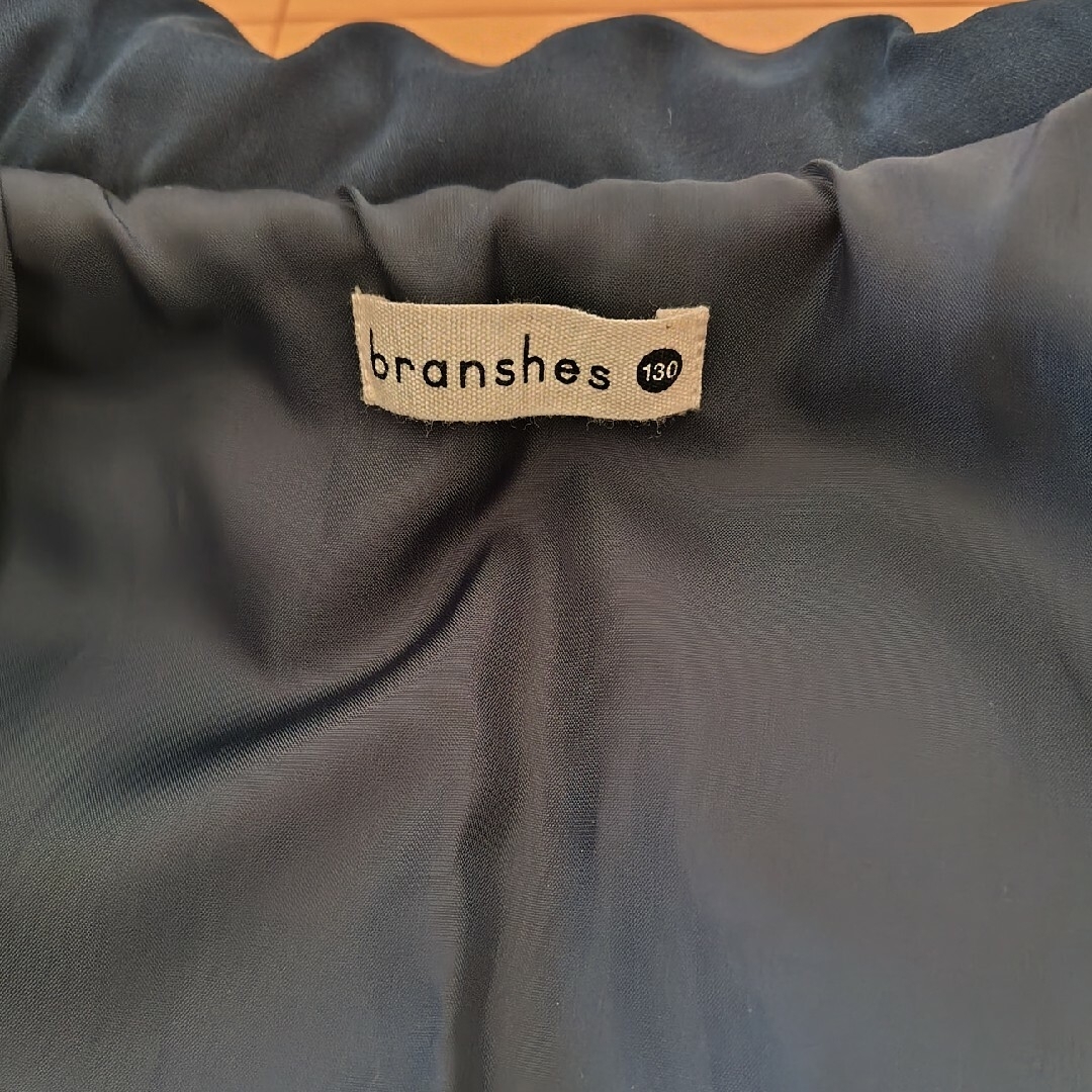 Branshes(ブランシェス)のブランシェス　中綿ジャンパー　130 キッズ/ベビー/マタニティのキッズ服女の子用(90cm~)(コート)の商品写真