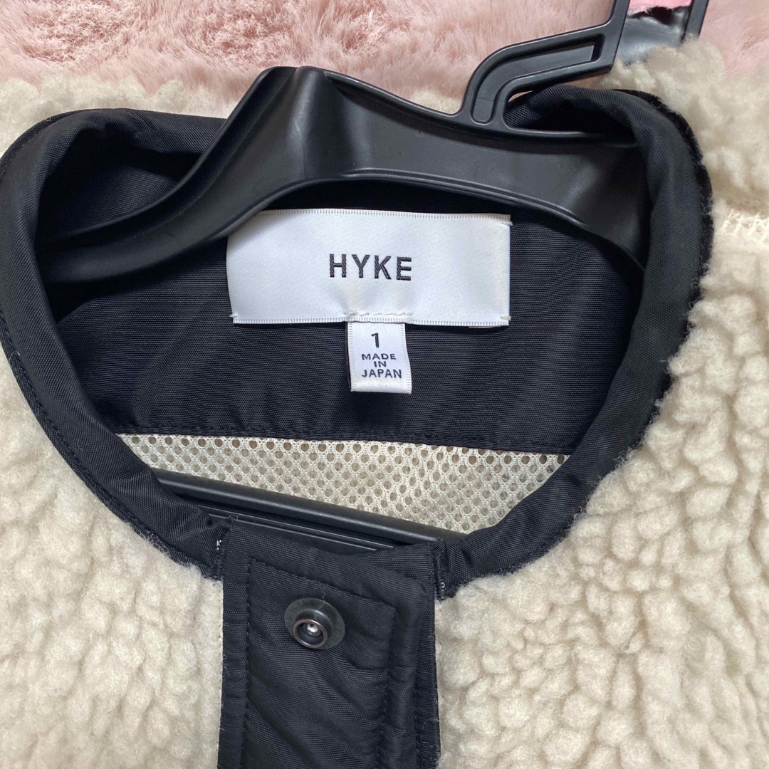 HYKE(ハイク)のハイク　ボアジャケット　ショート　サイズ1 レディースのジャケット/アウター(ブルゾン)の商品写真