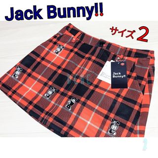 ジャックバニー(JACK BUNNY!!)の新品 【サイズ２】【オレンジ】ジャックバニー ドラえもん スカート ゴルフ(ウエア)