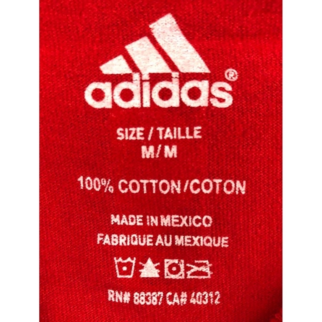 adidas(アディダス)のNBA　トロント・ラプターズ　ジョセフ　６　Tシャツ　M　赤　USA古着 メンズのトップス(Tシャツ/カットソー(半袖/袖なし))の商品写真