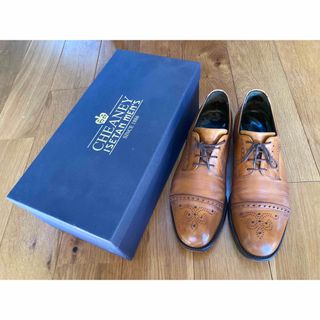 CHEANEY チーニー　外羽根　パンチドキャップトゥ　UK 6.5メンズ