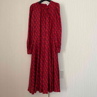 Max Mara - 極美品 MaxMara 白タグ シルク100 ペイズリー柄 ワンピース