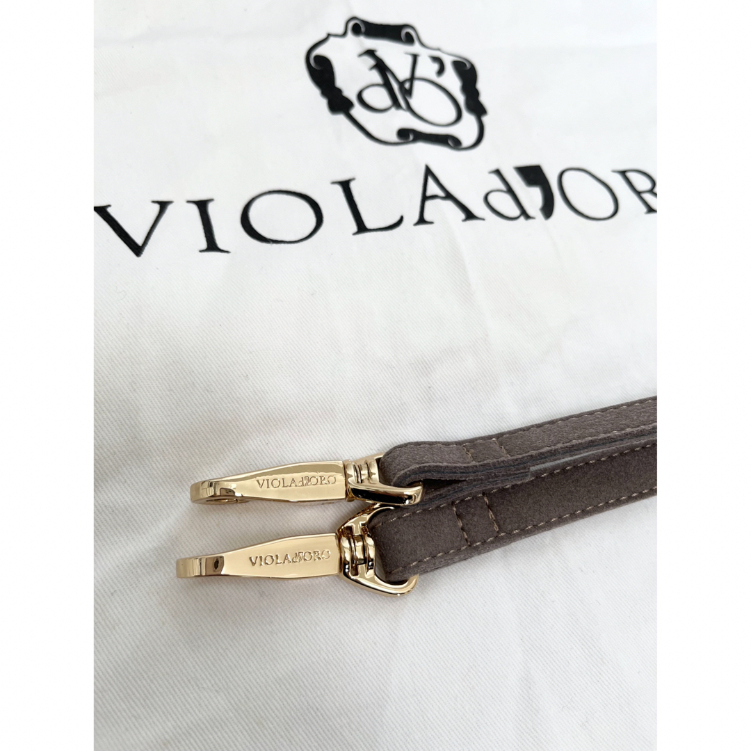 VIOLAd'ORO(ヴィオラドーロ)のVIOLAd’ORO ショルダー付き　トートバッグ大 レディースのバッグ(トートバッグ)の商品写真