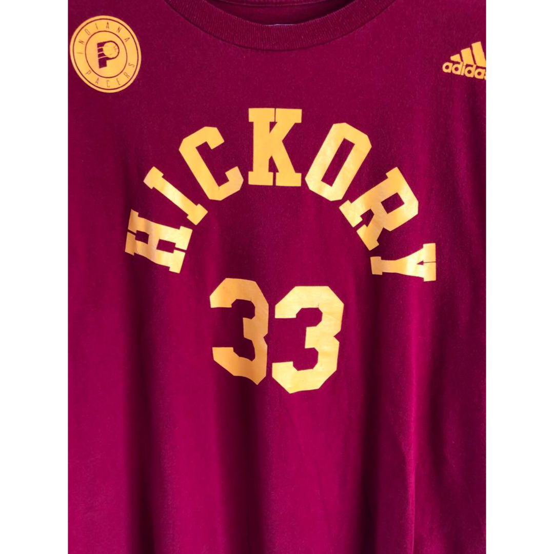 adidas(アディダス)のNBA　ペイサーズ　ヒッコリー高校ジャージ　33　Tシャツ　XL　バーガンディ メンズのトップス(Tシャツ/カットソー(半袖/袖なし))の商品写真