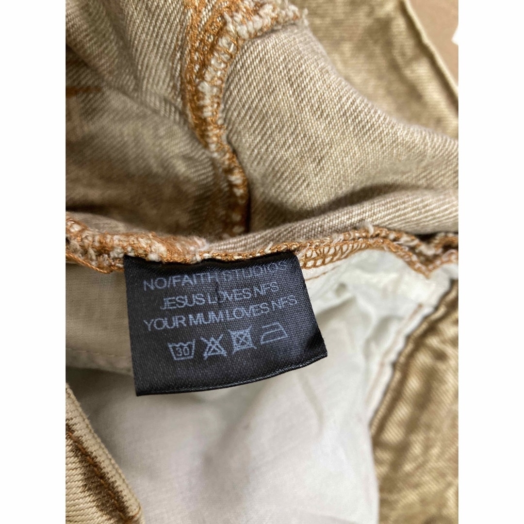 no faith studios beige used heavy cargoの通販 by ssense no faith studios beige used heavy cargoの通販 by ssense