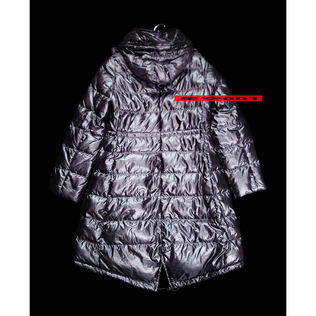 美品 Merveilleux Vente 黒 コンパクト ダウンコート M 軽量 レディースのジャケット/アウター(ダウンコート)の商品写真