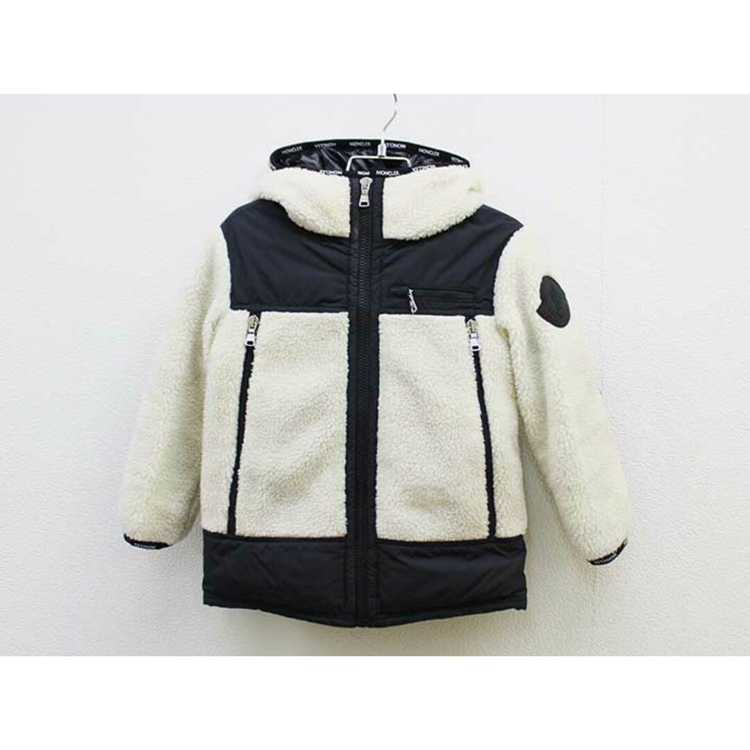 MONCLER - 〔モンクレール/Moncler〕104cm ダウンジャケット 白×黒
