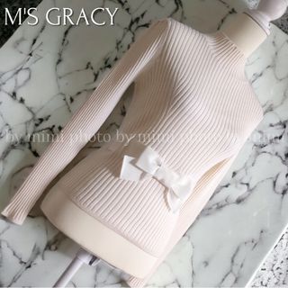 m's gracy＊定番おリボンニット