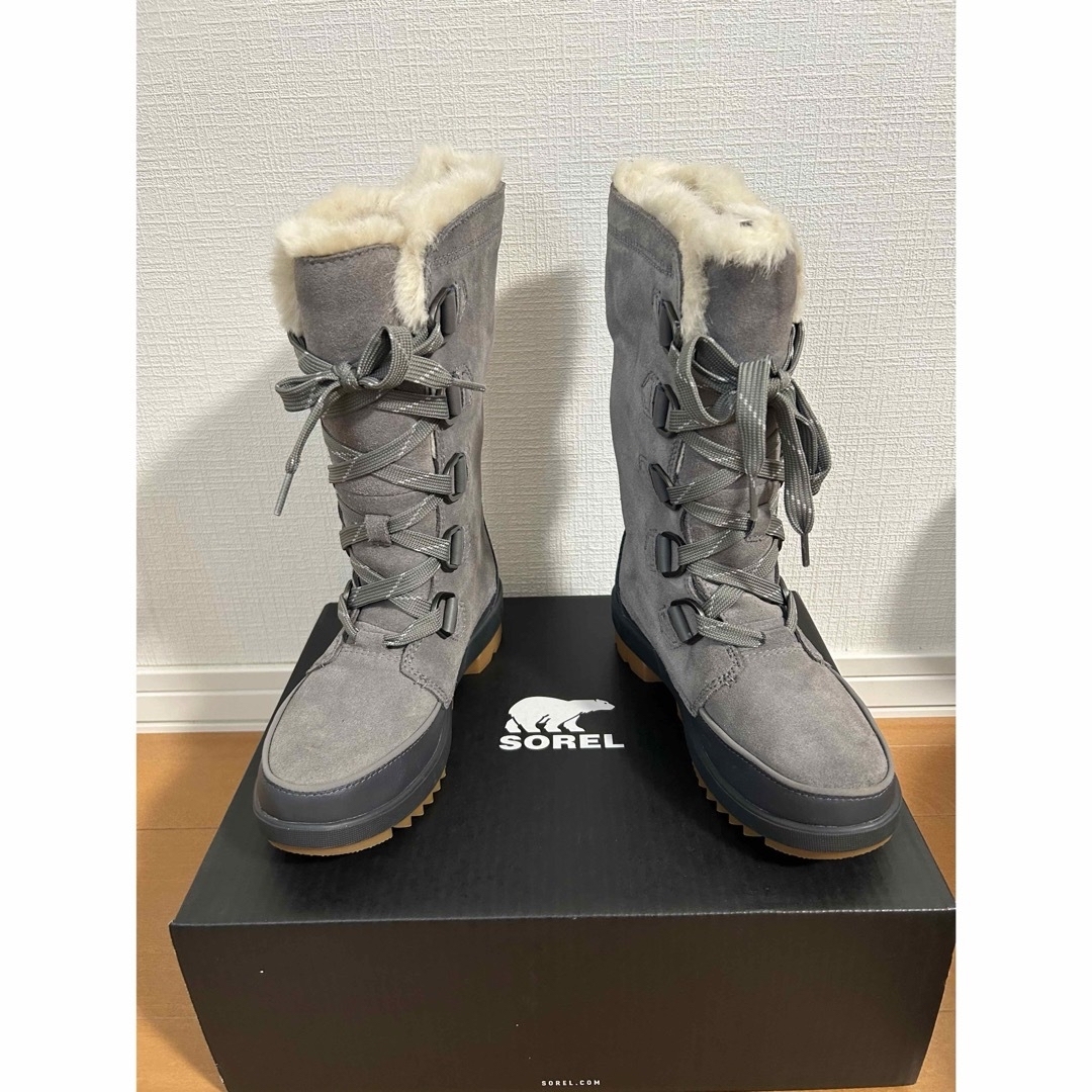 SOREL(ソレル)のソレル　ブーツ　グレー　24cm ティボリ4 トール レディースの靴/シューズ(ブーツ)の商品写真