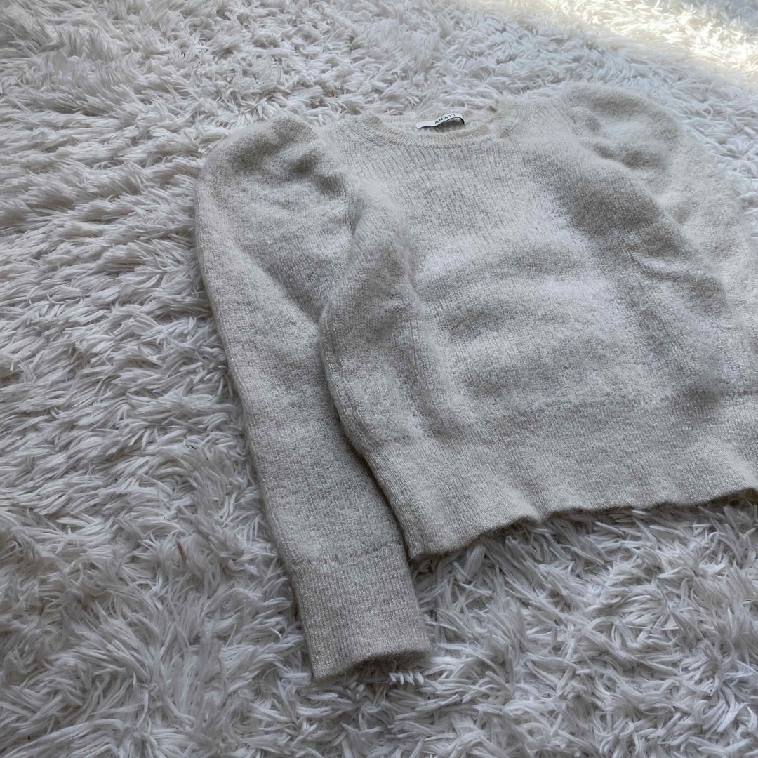 ANAYI(アナイ)の美品✨アナイ ニット モヘヤ 冬服 ラメ セーター プルオーバー ウール レディースのトップス(ニット/セーター)の商品写真